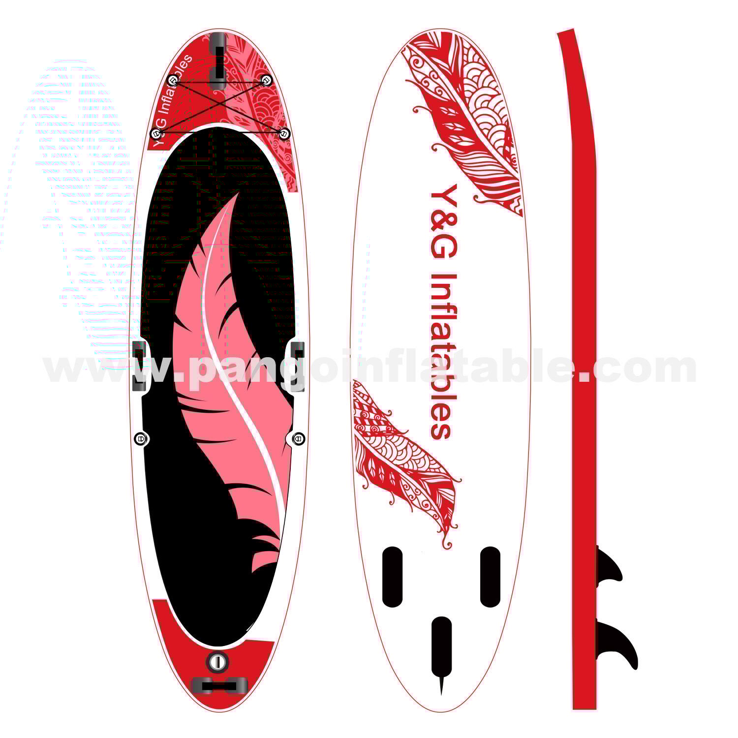 YPD-42Flight Feathers Inflatable Paddle Board Flight Feathers Inflatable Paddle BoardYPD-42