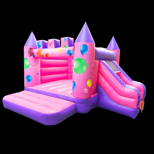 Romantic balloon Bounce House With Slide