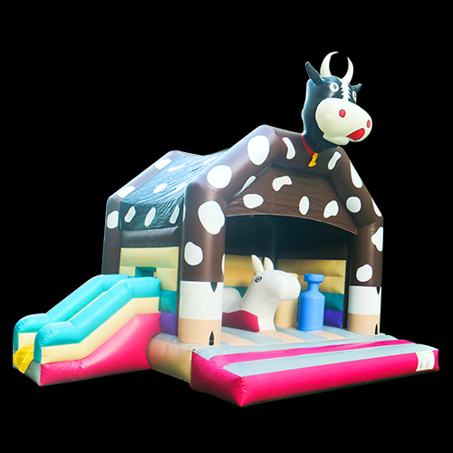 Cow Bounce House Party