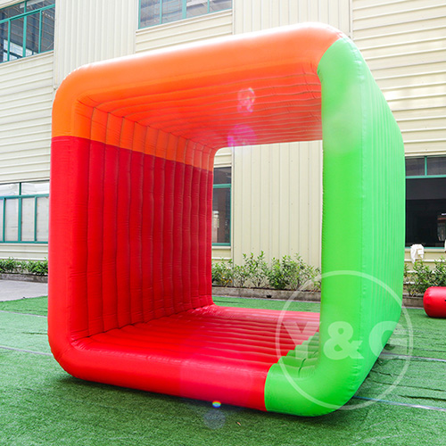 Inflatable Flip It Square Rolling SportsAKD109-Red