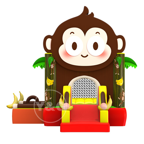 Monkey Slip And Slide Bounce House01