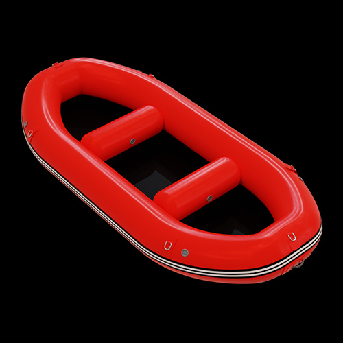 Redness Inflatable Boat01