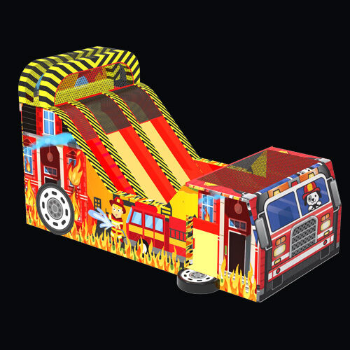 Fire Engine Bow Up Slip And Slide