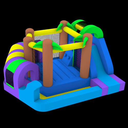 Island-Bouncer-with-Slide