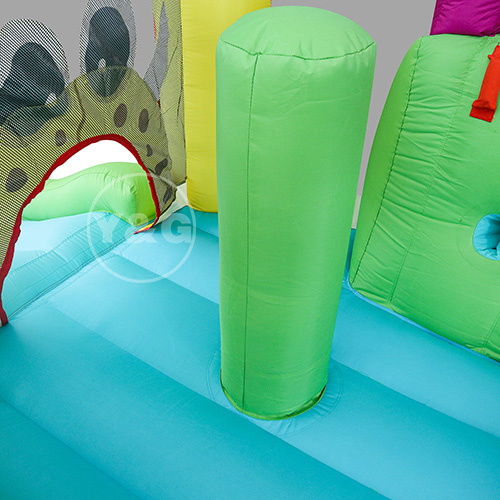 Inflatable space with obstacle and slide1851