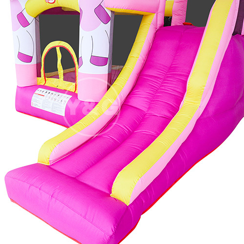 Pink unicorn bouncy castle1861