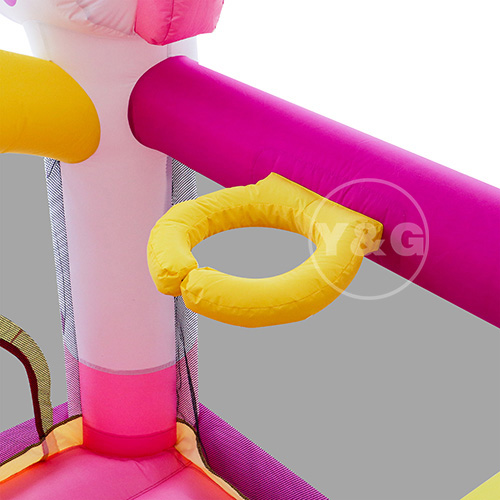 Pink unicorn bouncy castle1861