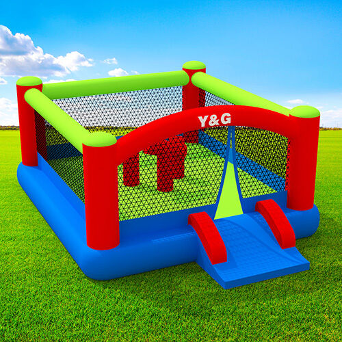 Large bouncy castle obstacle course