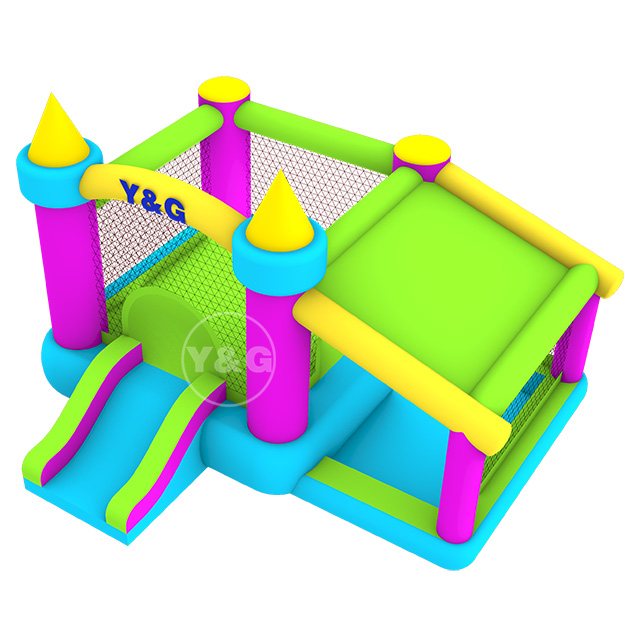 Colourful Bouncer castle with ball pitY21-D09