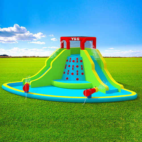 Waterpark Slide with climbwall for sale