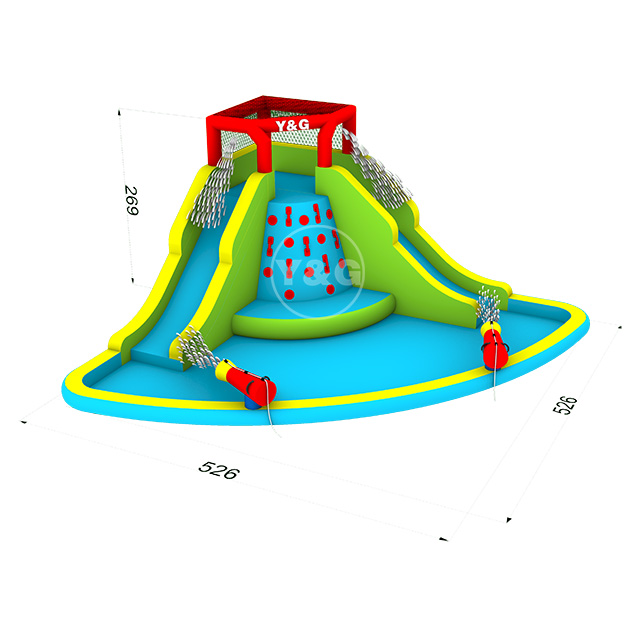 Waterpark Slide with climbwall for saleY21-S04