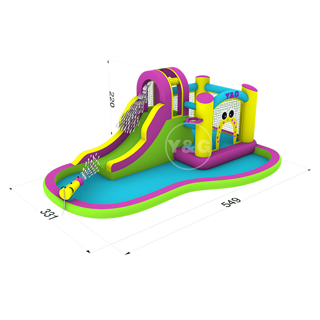 Waterpark combo slide and crab caveY21-S08