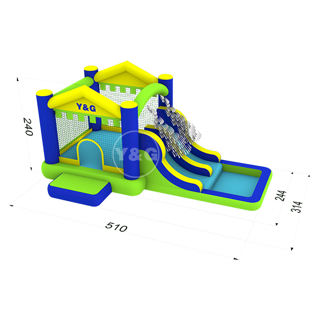 Bouncy castle combo water slide parkY21-S20