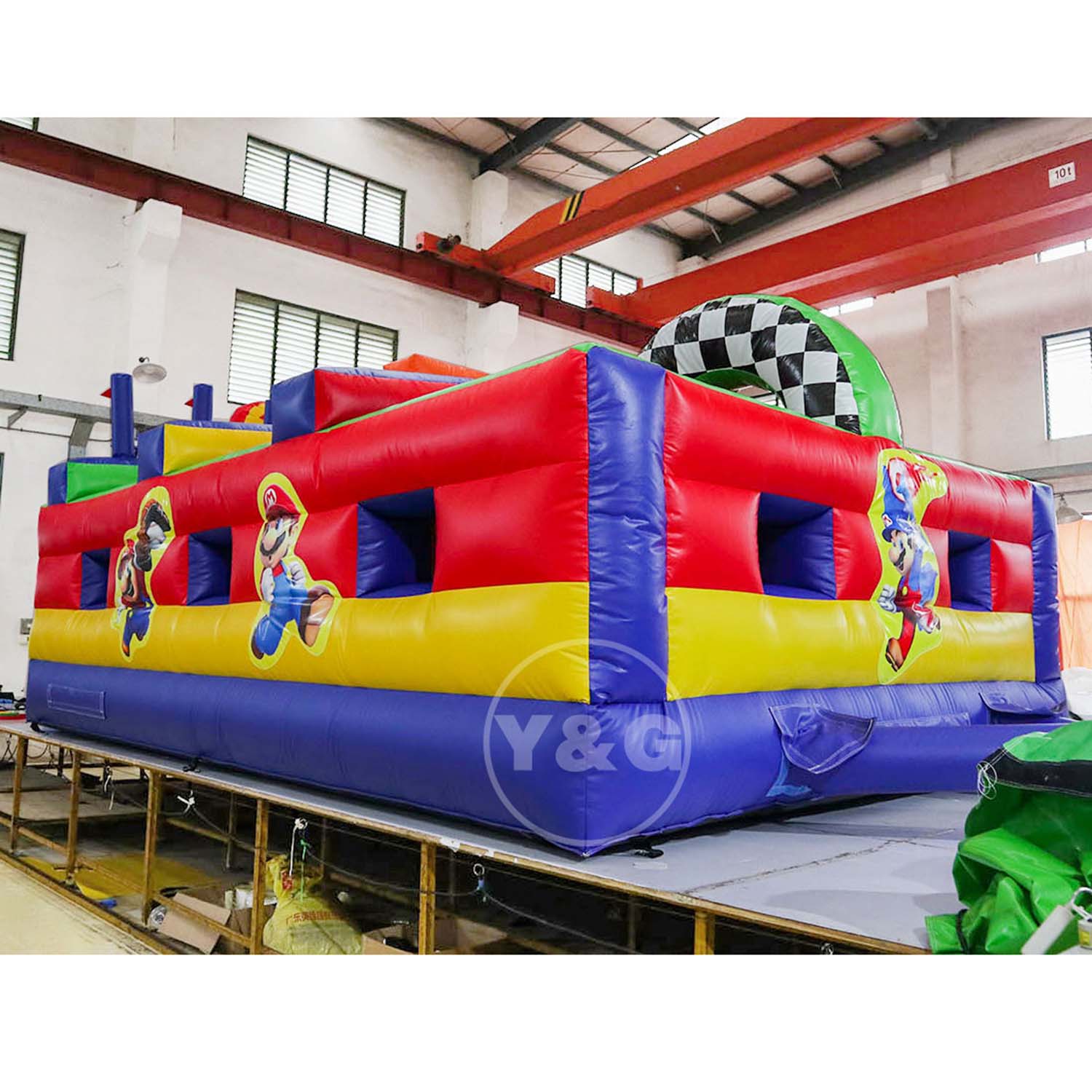 Mario Inflatable Obstacle CourseYGO-08