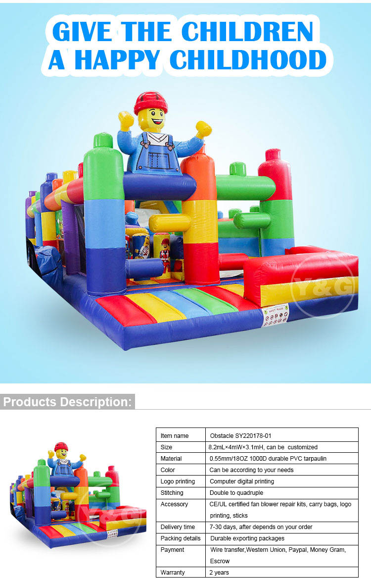 Popular Lego Inflatable Obstacle CourseYGO71