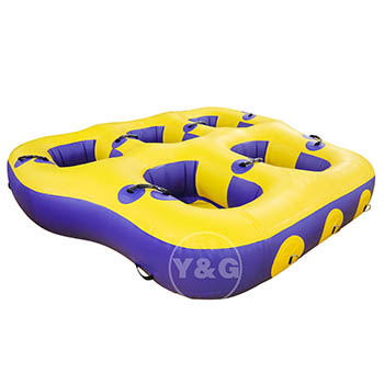 Yellow Inflatable Donut Boat
