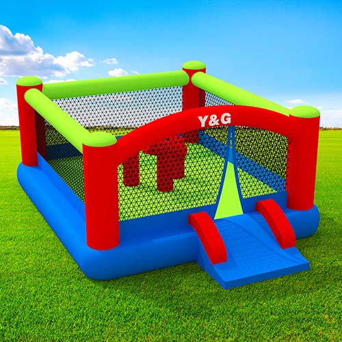 Large bouncy castle obstacle course
