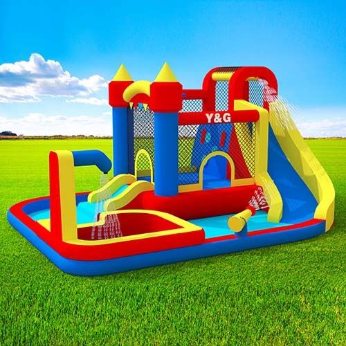 Rocket castle combo waterslide for sale