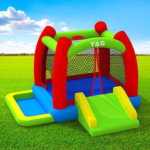 Bouncy castle with ball pit for kids