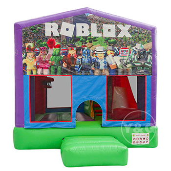 Robot Themed Inflatable Bounce House