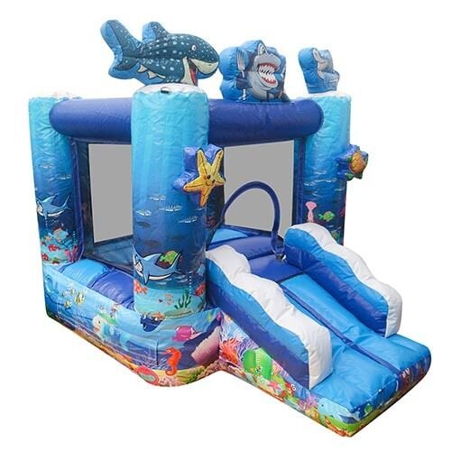 Commercial inflatable sea world bouncer