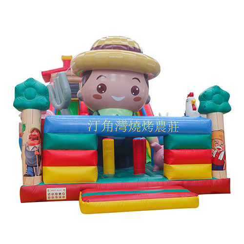 Inflatable BBQ farm playground