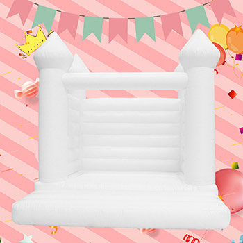 Inflatable White wedding bounce house