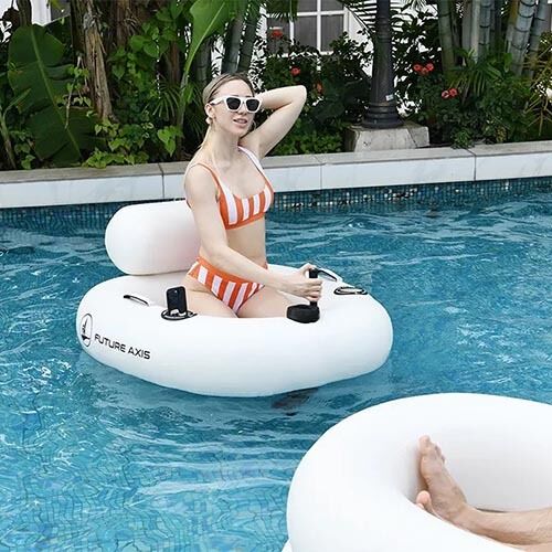 Single Motorized Inflatable Pool Lounger