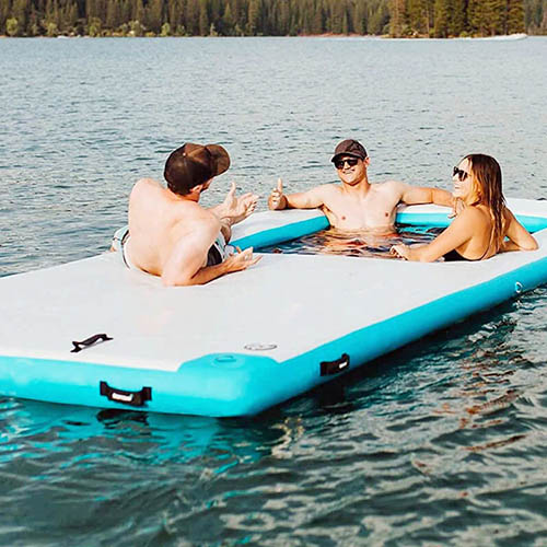 Inflatable Dock for Water Lovers