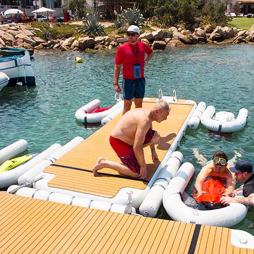 Factory Price Inflatable Floating Dock Boat Dock