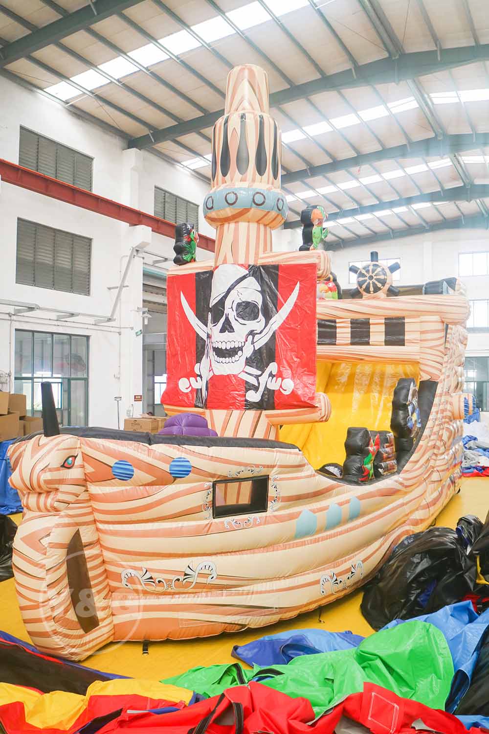 Inflatable Pirate Ship Bounce HouseYG-105