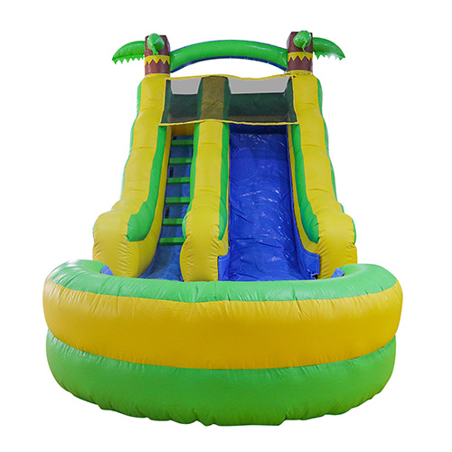 Commercial inflatable slides beach