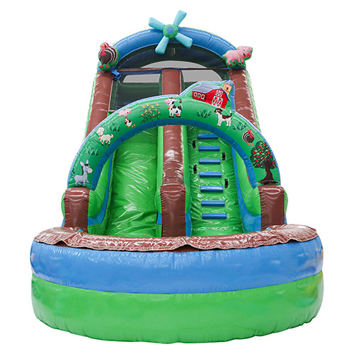 New Design Zoo Inflatable water slide