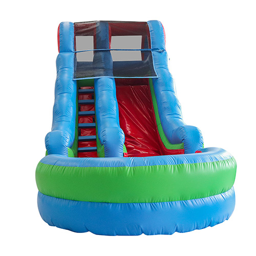 Commercial large Water Slide with pool