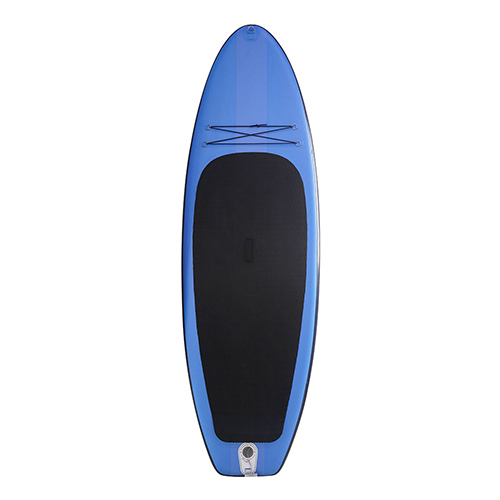 Inflatable blue stand up paddle