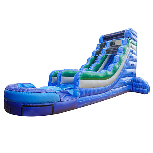 Inflatable giant marble water slide