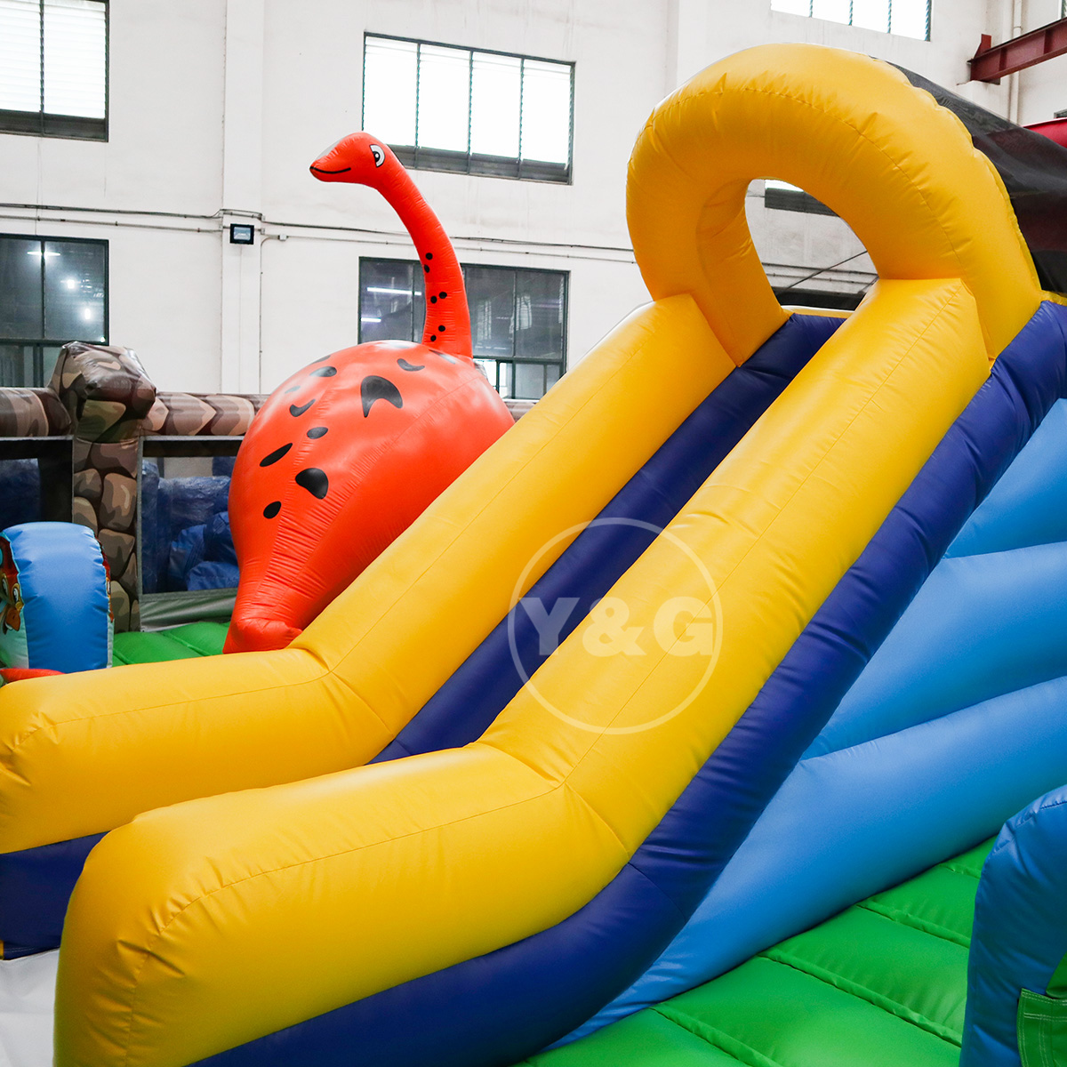 Dinosaur Theme Inflatable Bounce ParkGI010