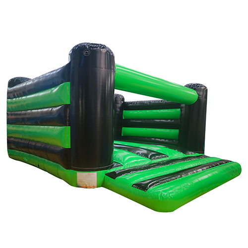 inflatable green bounce house