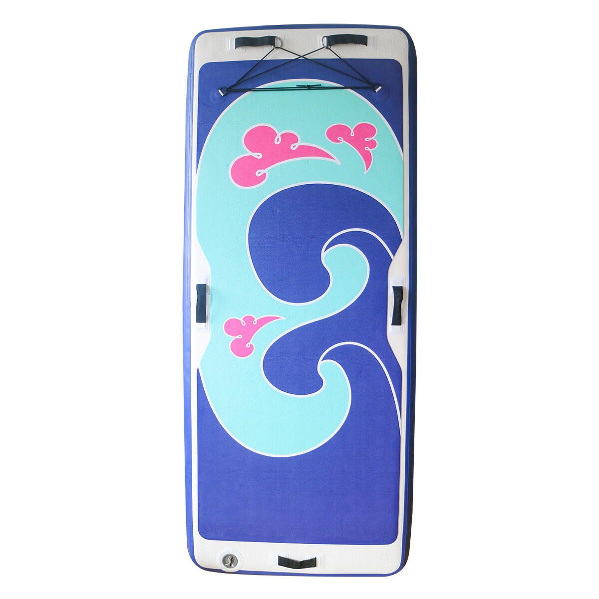 Inflatable Blue Paddle Board for Yoga