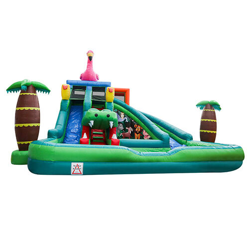 Inflatable Flamingo Jungle FunLand