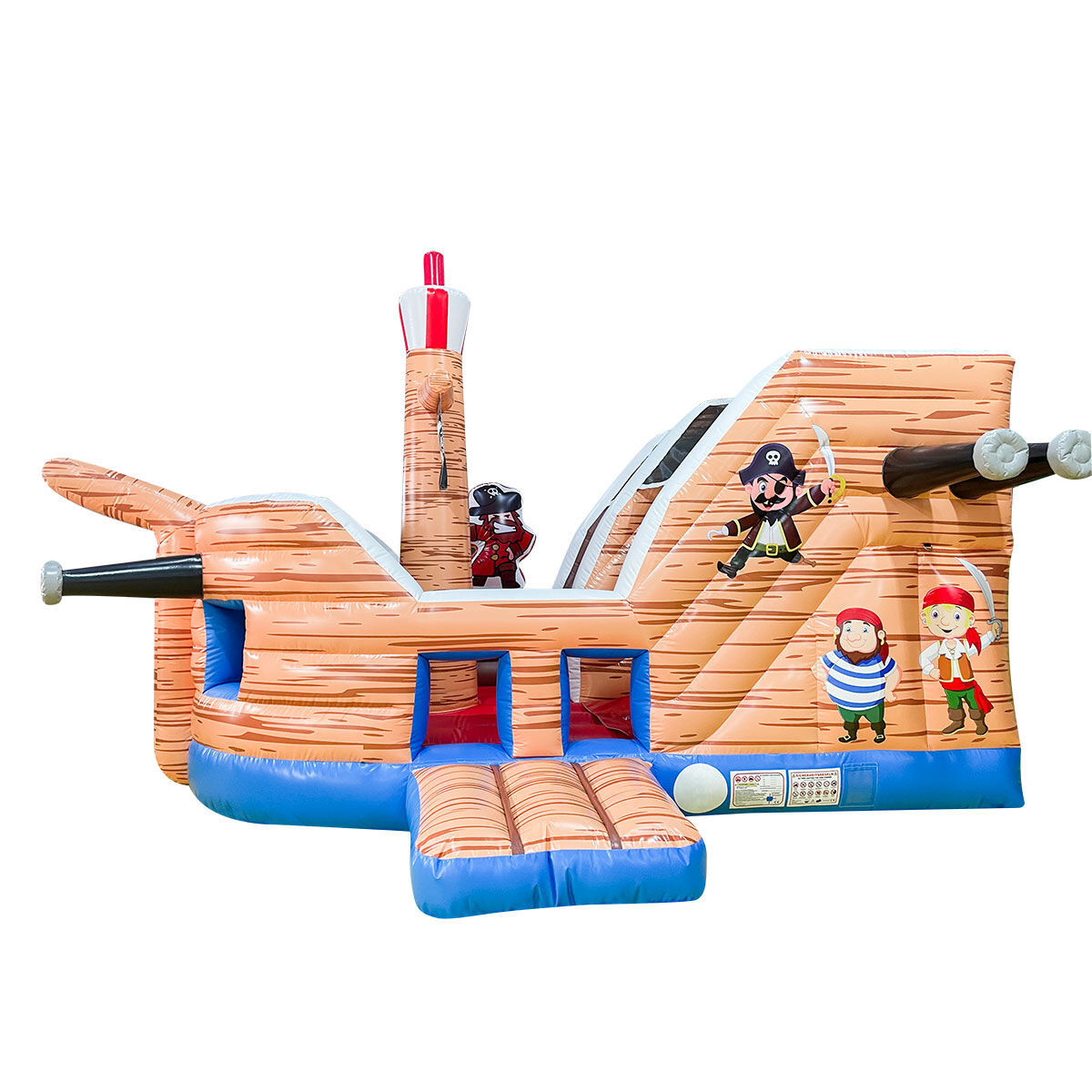 Commercial inflatable pirate ship slide