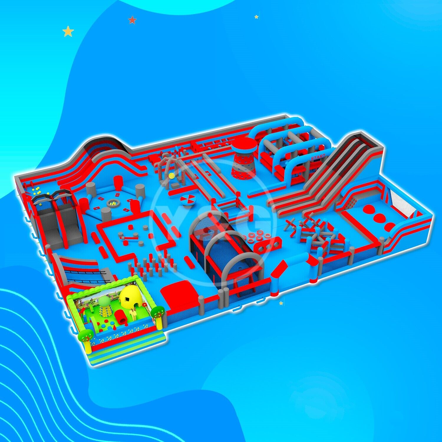 YGIP-05Ireland Island Inflatable Theme Park Ireland Island Inflatable Theme ParkYGIP-05