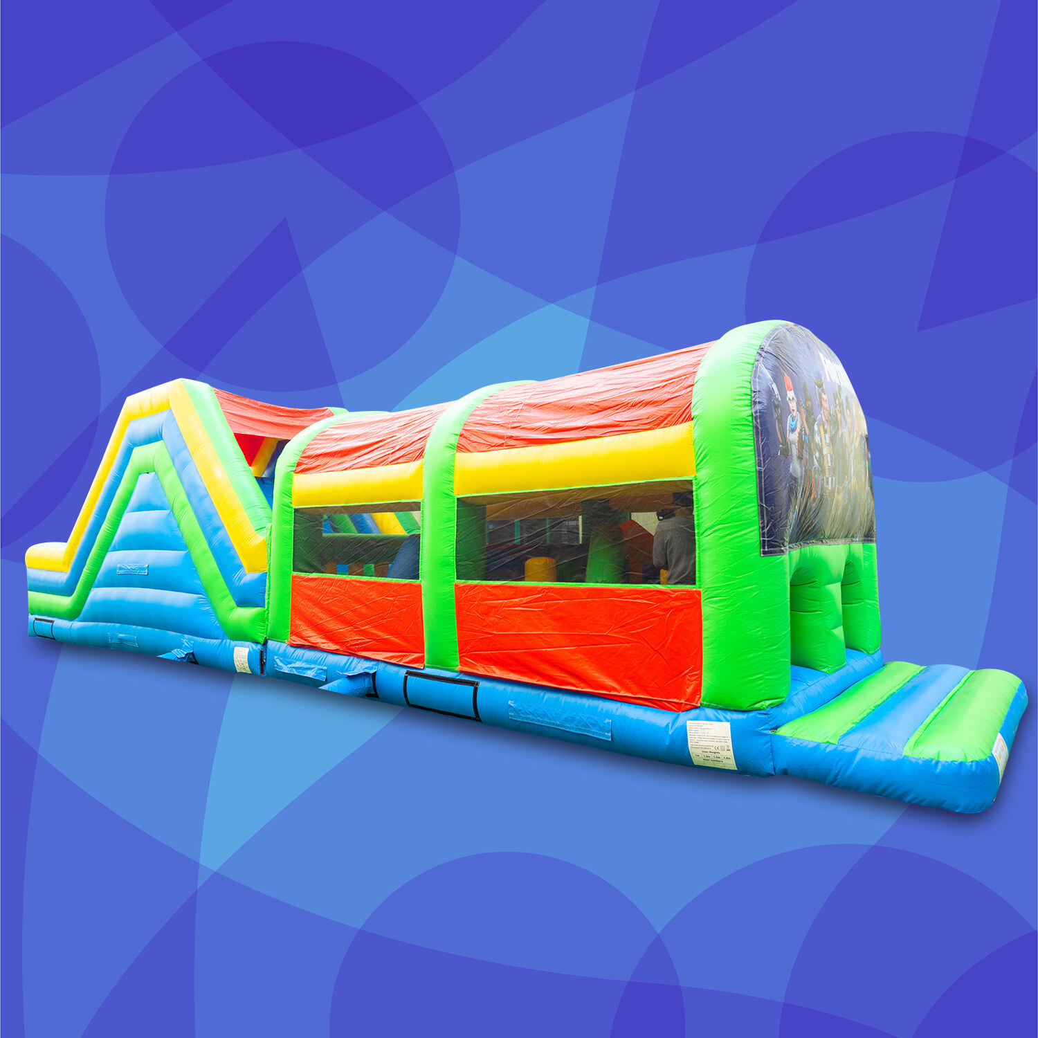 Se vende casa inflable con carrera de obstaculos