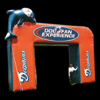 dolphin fun inflatable arch