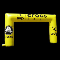 Crocs tour inflatable arch