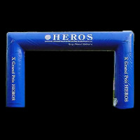 Heros inflatable arch