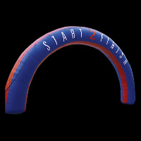 racing start and finish line inflatable