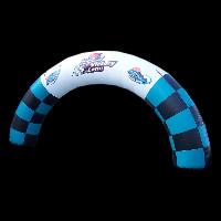 Victory lane inflatable arch