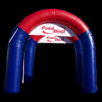 Fuel Belt inflatable arch