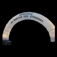 Bienvenue inflatable arch